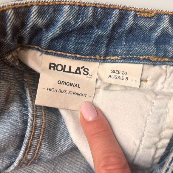 Rollas Original Straight Jean Maya Worn Organic - Picture 4 of 6